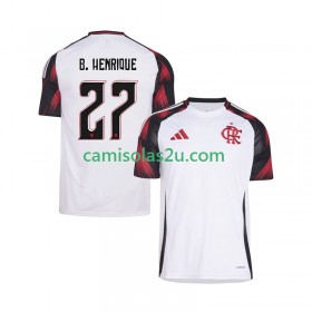 Camisolas de futebol CR Flamengo Bruno Henrique 27 Equipamento Alternativa 2025/26 Manga Curta